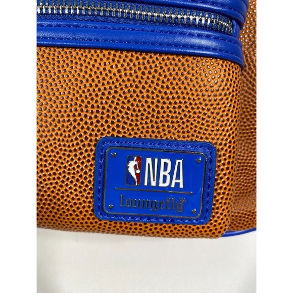 ✅️Loungefly NBA Philadelphia 76ers Basketball Textured Mini Backpack main image 7